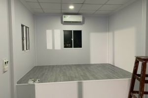 Tấm Ốp Nano Mã SG06 8 Thi Công Sàn Nhựa Dán Keo